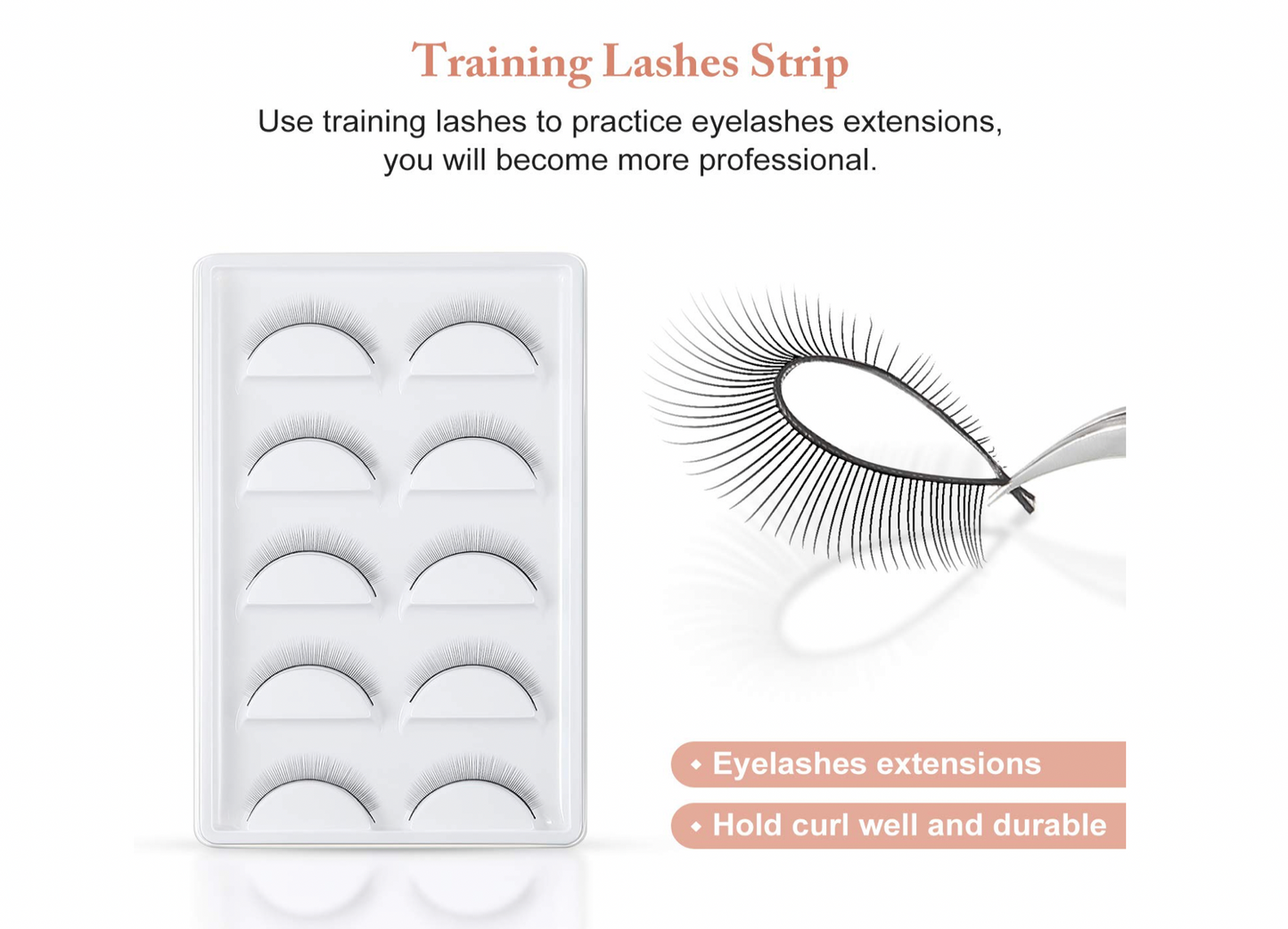 5 Pairs Practice Lashes