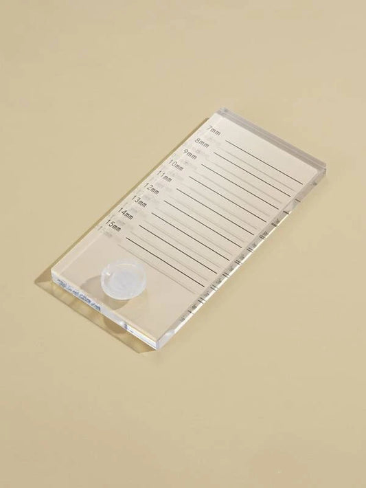 Acrylic Lash Tile with Glue Cup