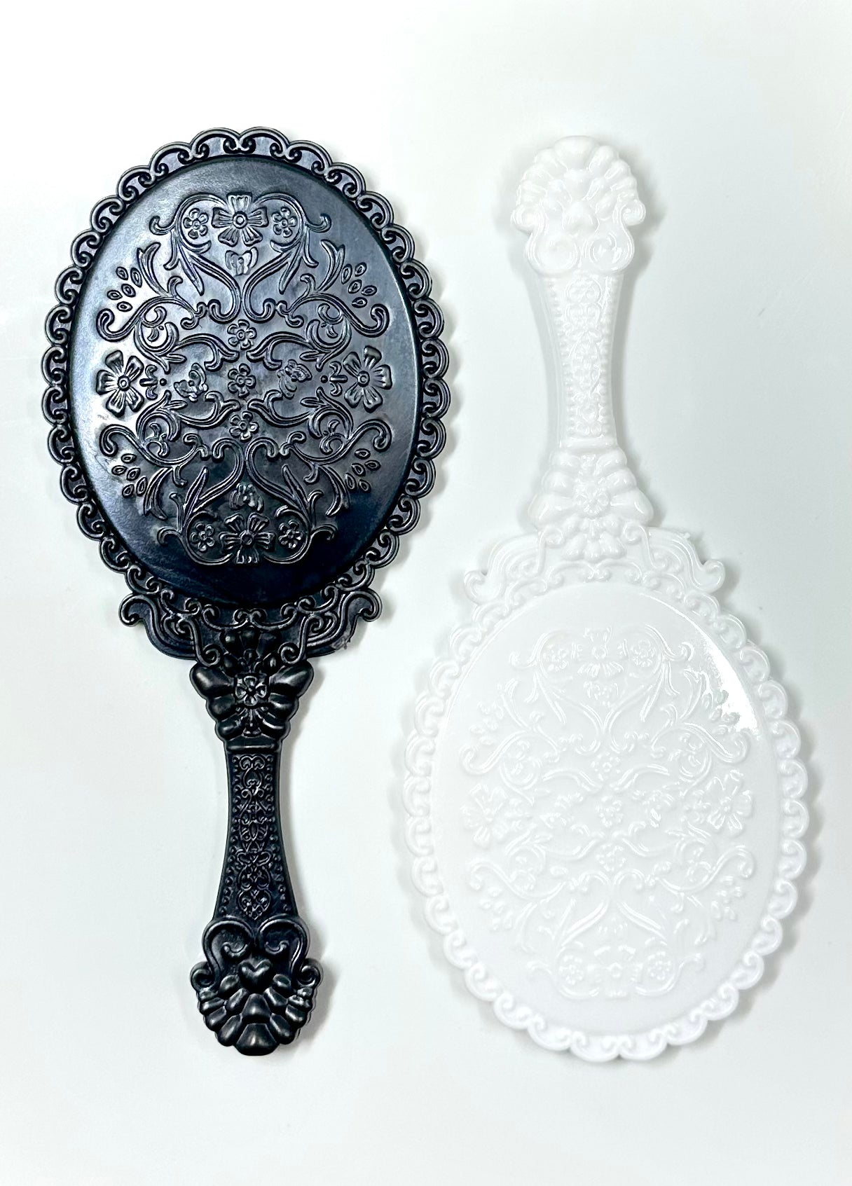 Mini Hand Held Antique Mirror