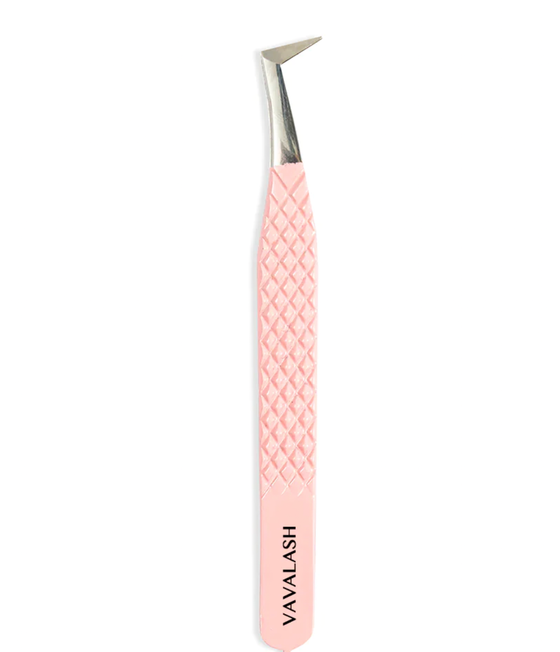 Vava Boot Fiber Tip Peach Coated Curved Tweezer