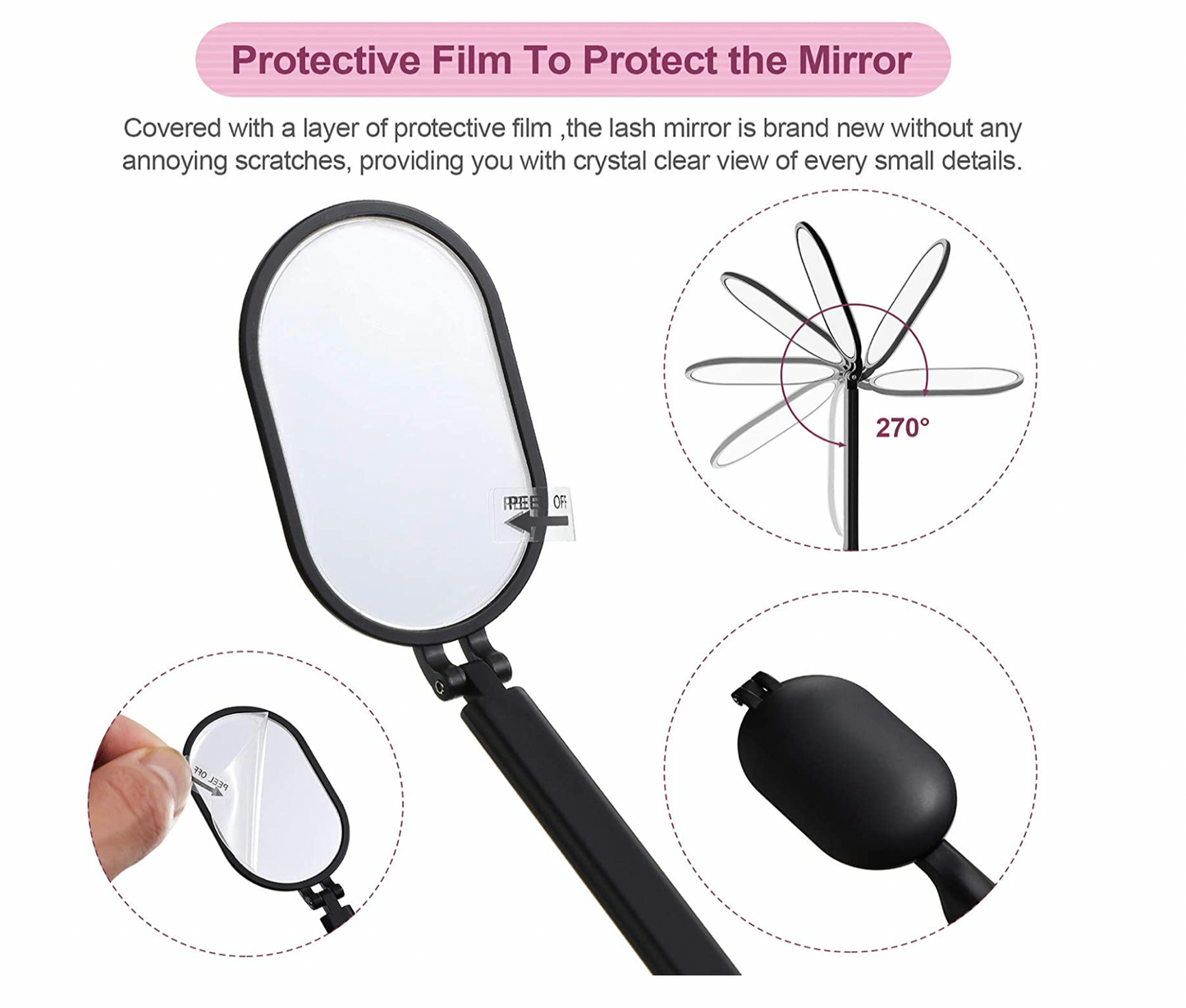 Lightweight Lash Mirror