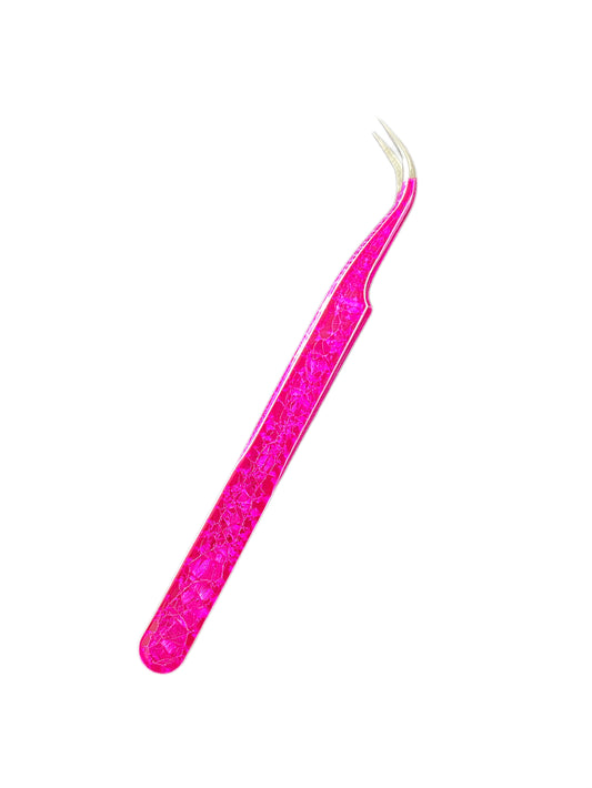 Glitter Vava Tweezer rounded curve